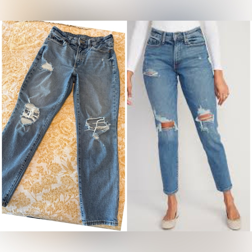 Old Navy Curvy High-Waisted OG Straight Ankle Jeans